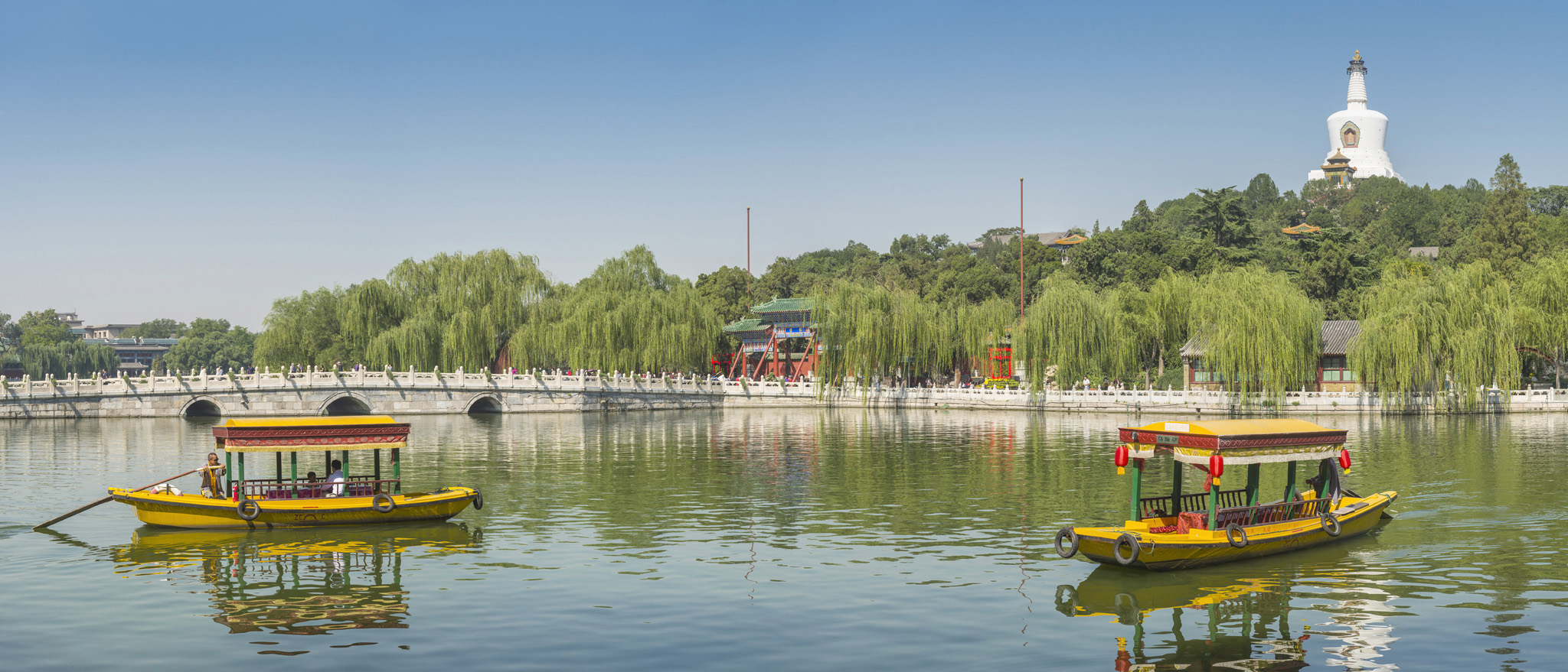 Bei Hai Park is a former imperial garden Its lake is popular for boating - photo 4