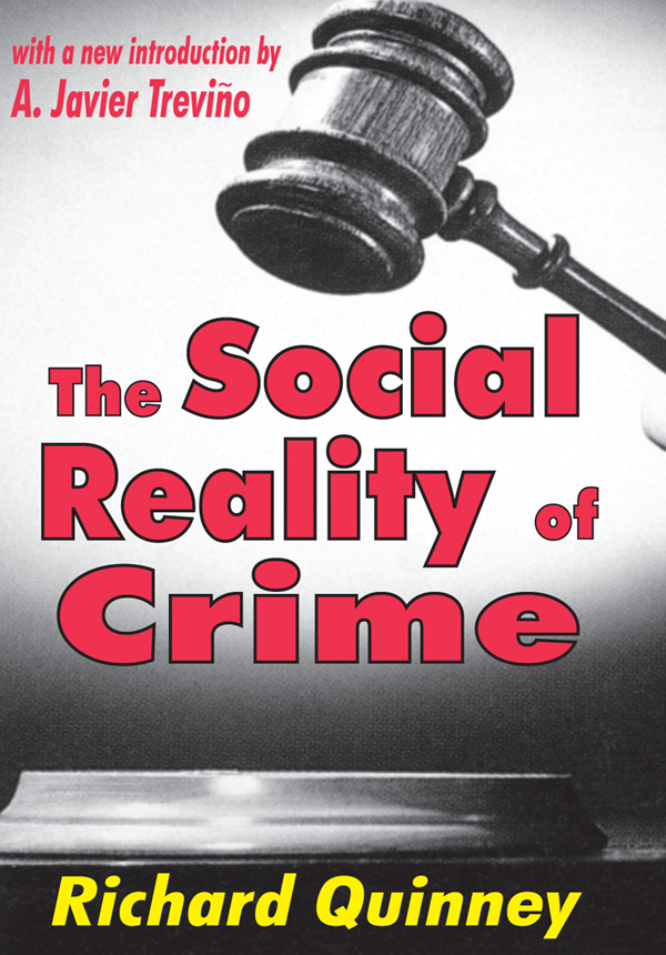 The Social Reality of Crime Law Society Series Ancient Law Henry Sumner - photo 1