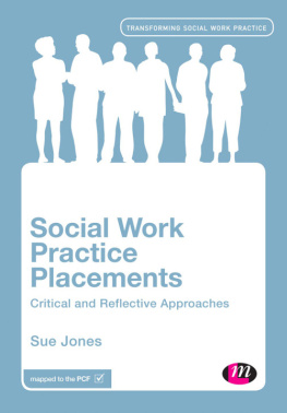 Sue Jones Social Work Practice Placements