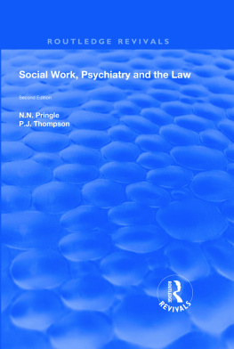 N.N. Pringle - Social Work, Psychiatry and the Law