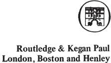 First published in 1980 by Routledge Kegan Paul Ltd 39 Store Street London - photo 3