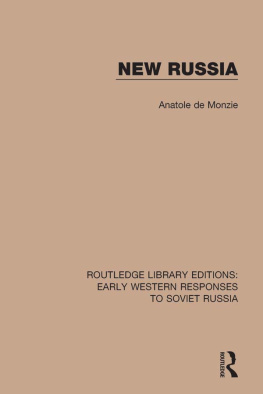 Anatole de Monzie - New Russia