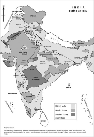 Map of India during AD 1857 As one who has tried over a considerable - photo 1