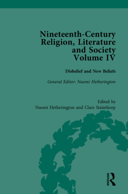 Naomi Hetherington - Nineteenth-Century Religion, Literature and Society