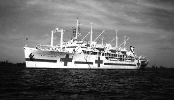 USS Benevolence the American hospital ship that I boarded early September - photo 15