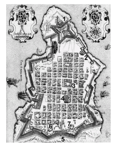 Map of Valletta 1588 engraving 1814cm Statuta Hospitalis Hierusalem 200 - photo 6