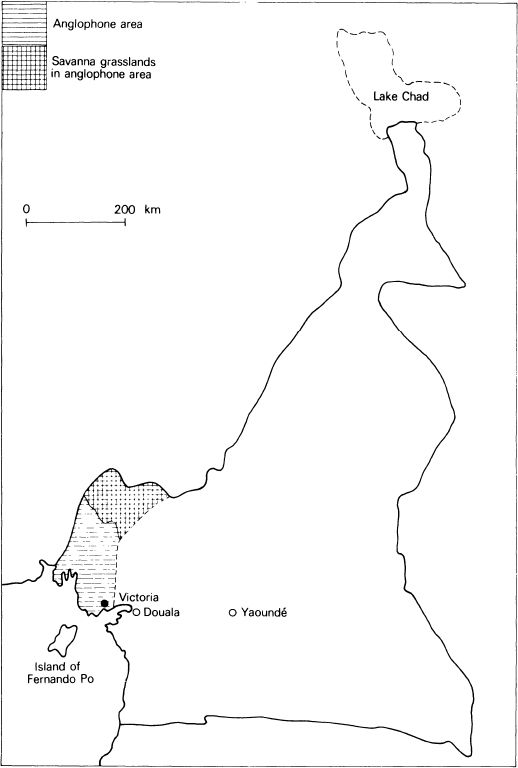 MAP 2 Cameroon showing the anglophone area and the Bamenda Grassfields MAP 3 - photo 5