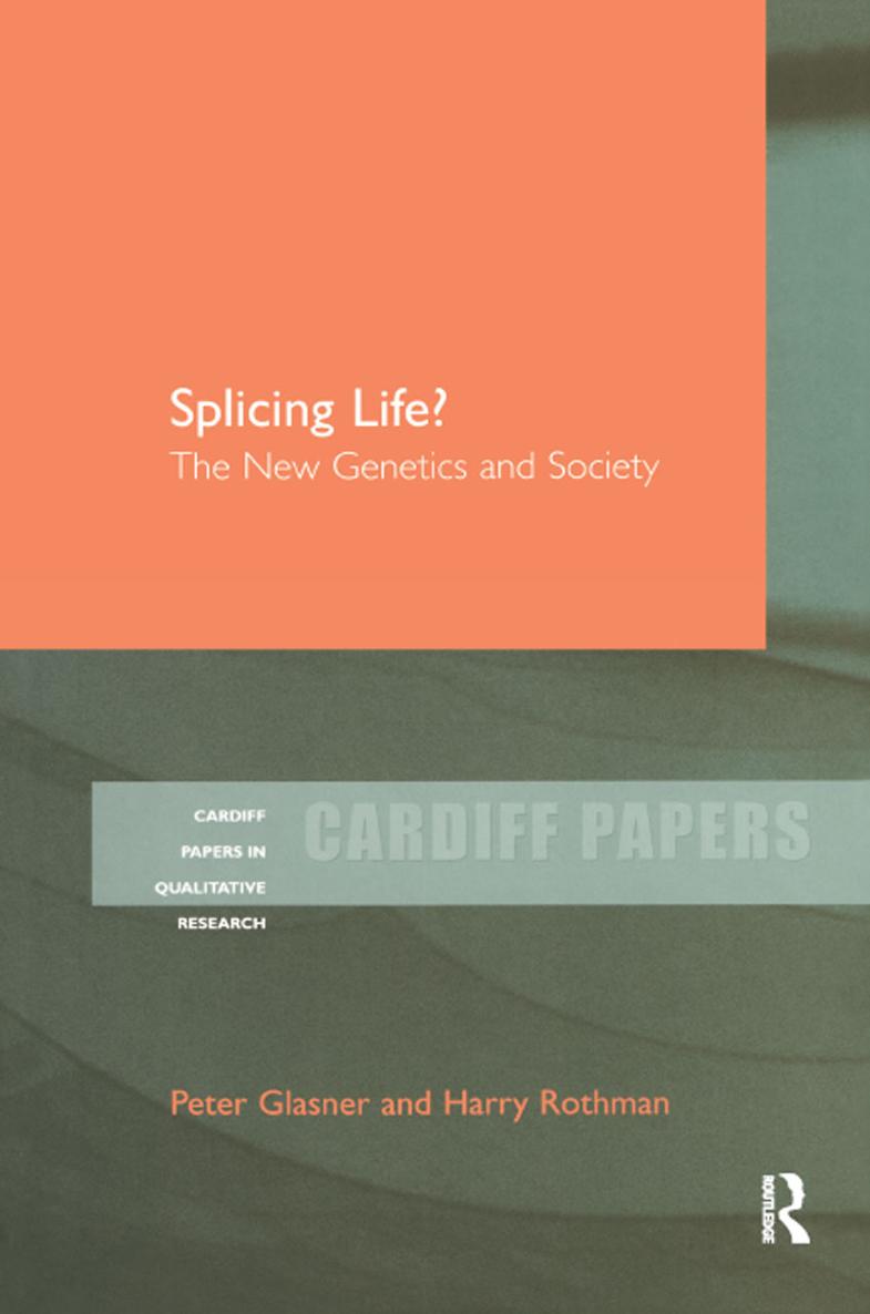 SPLICING LIFE Cardiff Papers in Qualitative Research About the Series The - photo 1