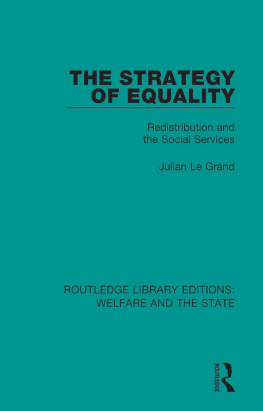 Julian Le Grand - The Strategy of Equality