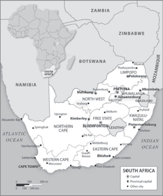 Figure 1 The South African provinces Durban is located in the province of - photo 3