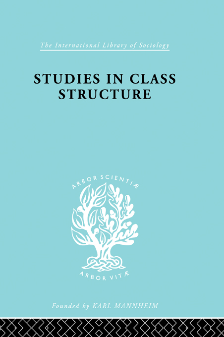 Studies in Class Structure - image 1