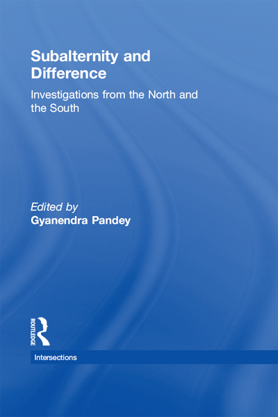 Subalternity and Difference Focusing on concepts that have been central to - photo 1