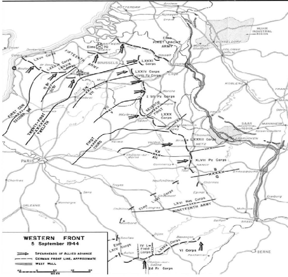 Figure 2 Situation on the Western Front 5 September 1944 3 In addition to - photo 4