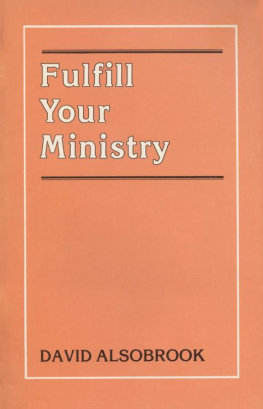 David Alsobrook - Fulfill your ministry