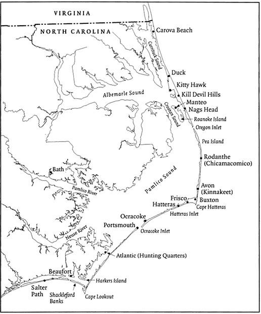 The Outer Banks Introduction Early maps of North America showed a strip of - photo 1