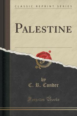 Claude Reignier Conder - Palestine (Classic Reprint)