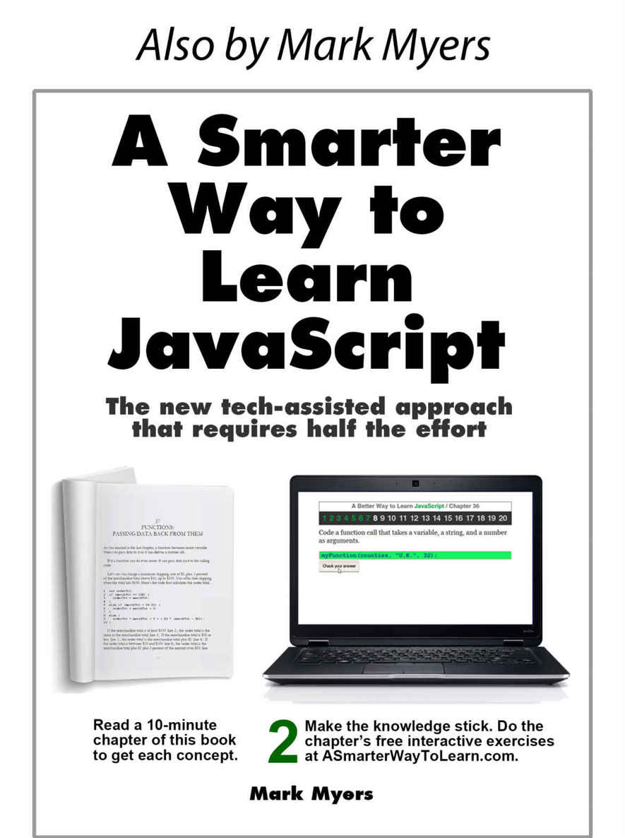 ASmarter Way To Learn jQuery Learnit faster Remember it longer Mark Myers - photo 2