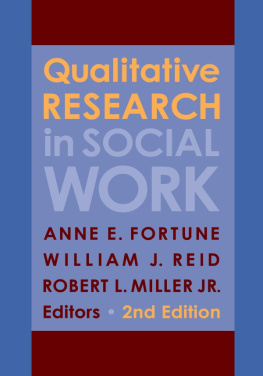 Anne Fortune - Qualitative Research in Social Work