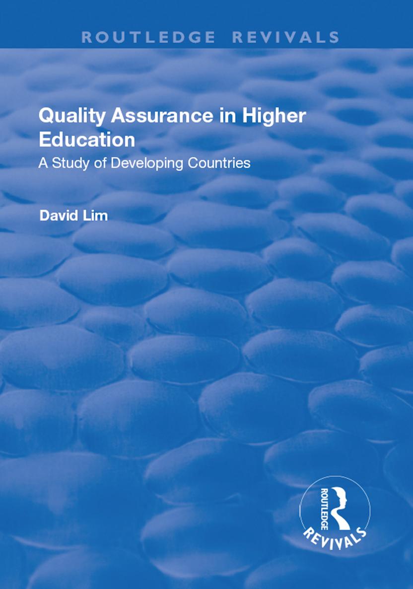 QUALITY ASSURANCE IN HIGHER EDUCATION To Dee Quality Assurance in Higher - photo 1