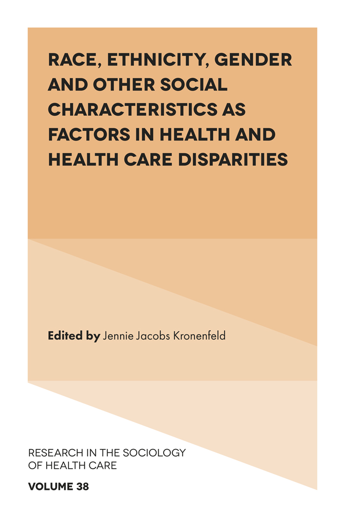 RESEARCH IN THE SOCIOLOGY OF HEALTH CARE Series Editor Jennie Jacobs - photo 1