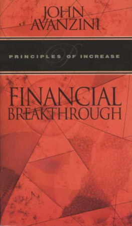 John Avanzini Financial Breakthrough