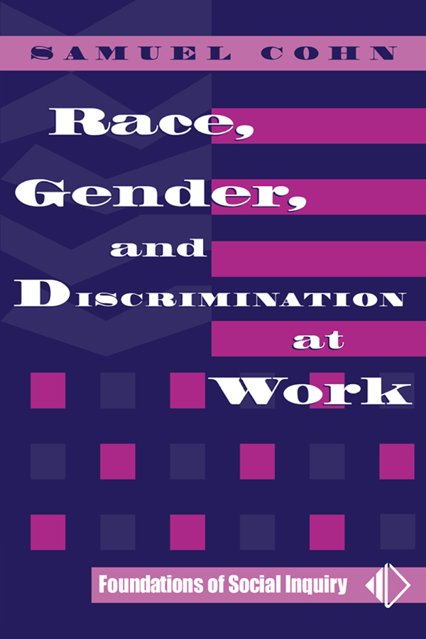 Race Gender And Discrimination At Work - image 1