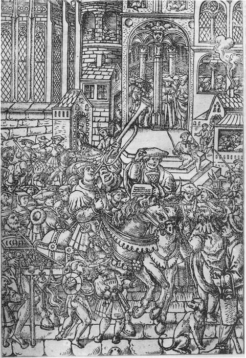 A sixteenth century impression of an everyday scene in the Parlement showing a - photo 2