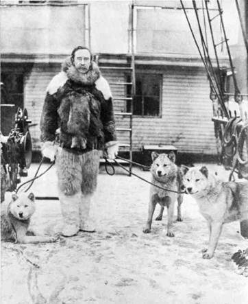 Culver Service Robert E Peary stands on the deck of his ship the Roosevelt - photo 6