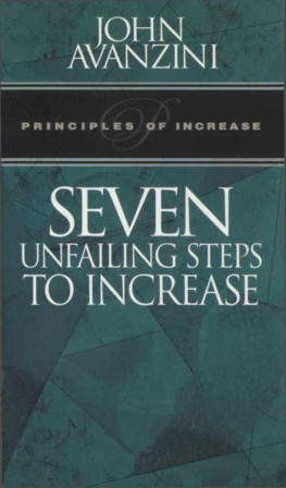 John Avanzini - Seven Unfailing Steps to Increase