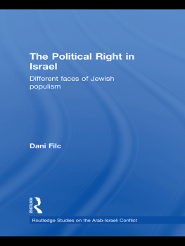 Dani Filc - The Political Right in Israel: Different Faces of Jewish Populism