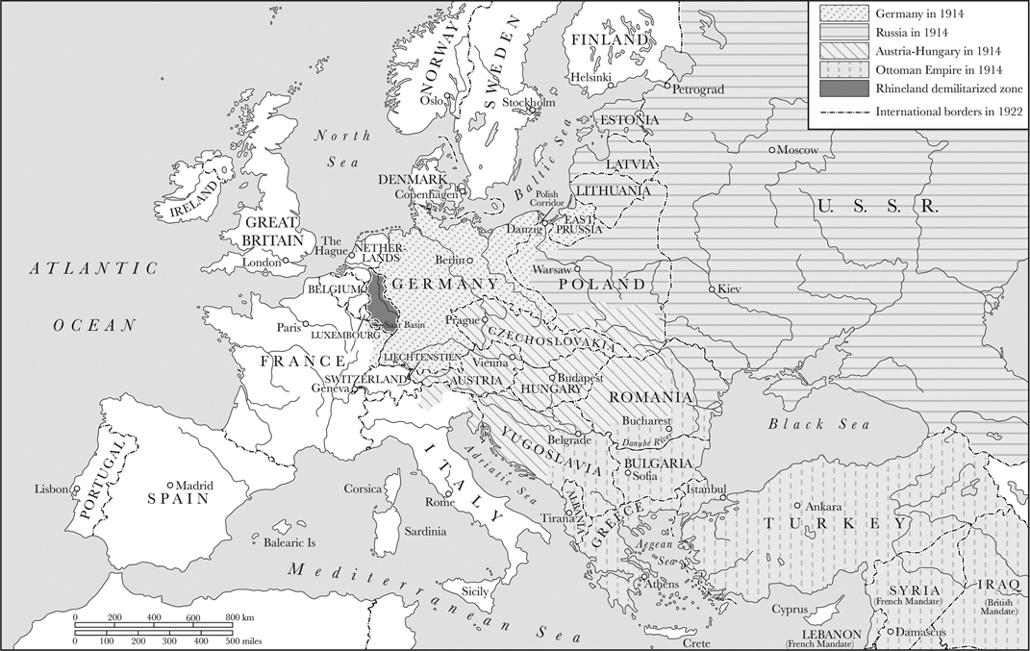 Europe before and after the Peace Conference France and Germany 18711914 - photo 1