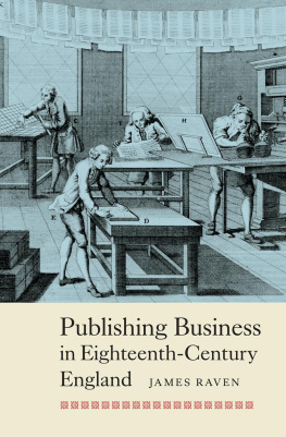 James Raven - Publishing Business in Eighteenth-Century England