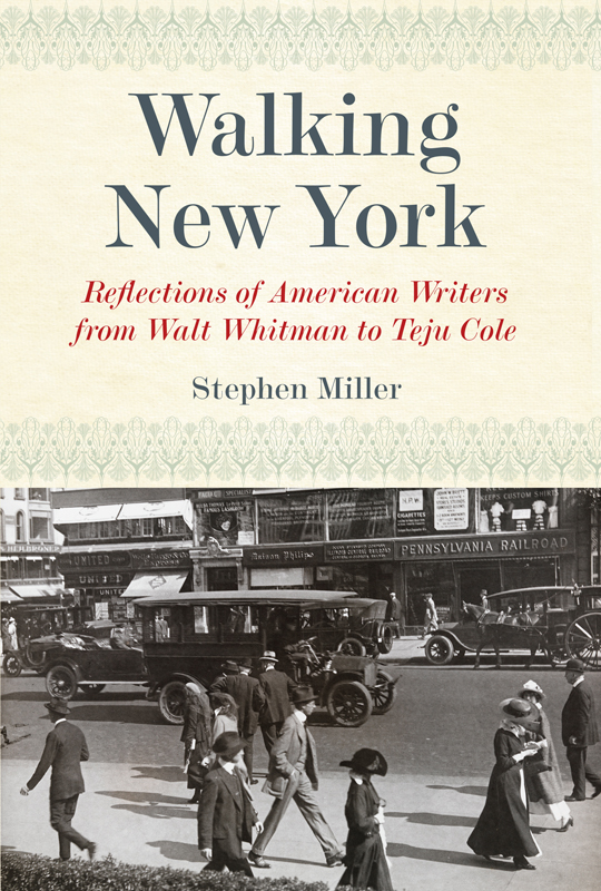 WALKING NEW YORK Copyright 2015 Fordham University Press All rights - photo 1