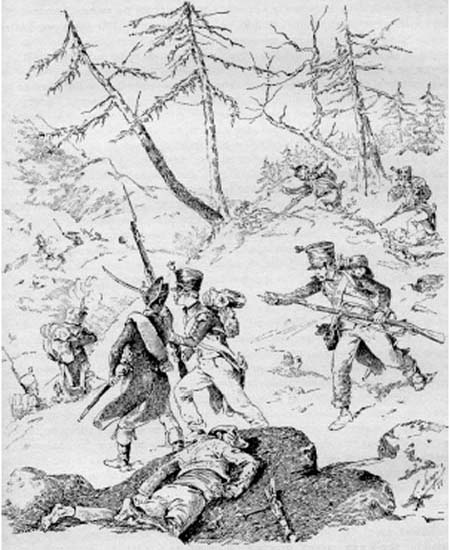 French infantry in action guerrillas during the Peninsular War First - photo 2