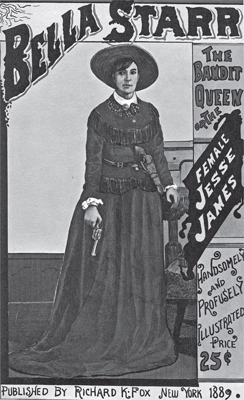 A facsimile of the cover of Richard Foxs 1889 Bella Starr the Bandit Queen - photo 4