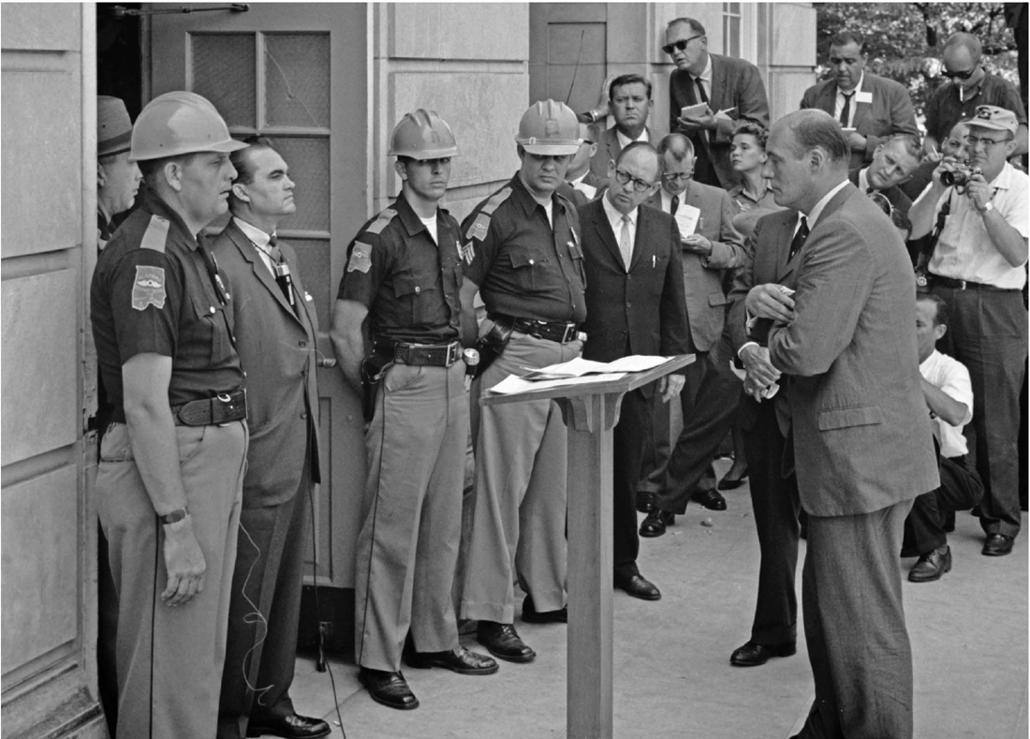 George Wallace stares down US deputy attorney general Nicholas Katzenbach at - photo 2