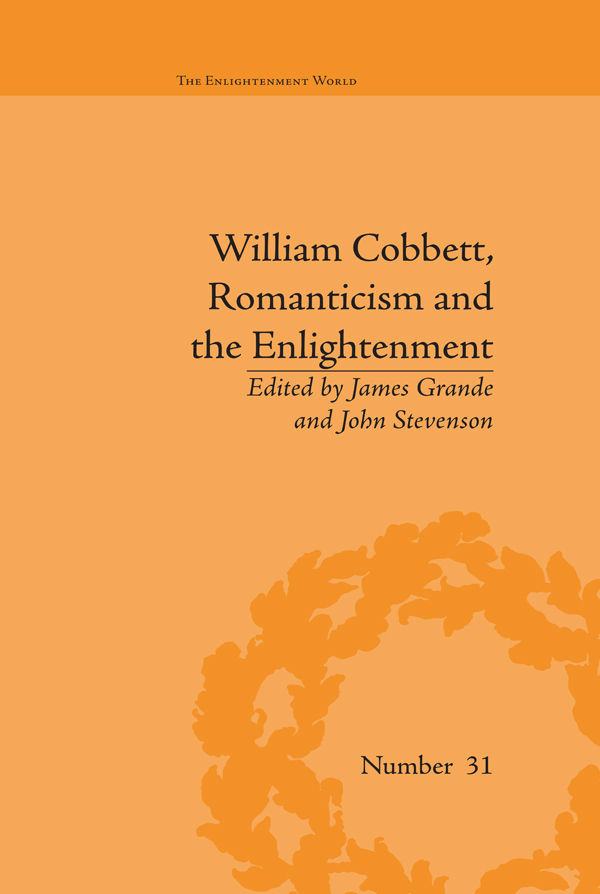 William Cobbett Romanticism and the Enlightenment Contexts and Legacy T HE E - photo 1