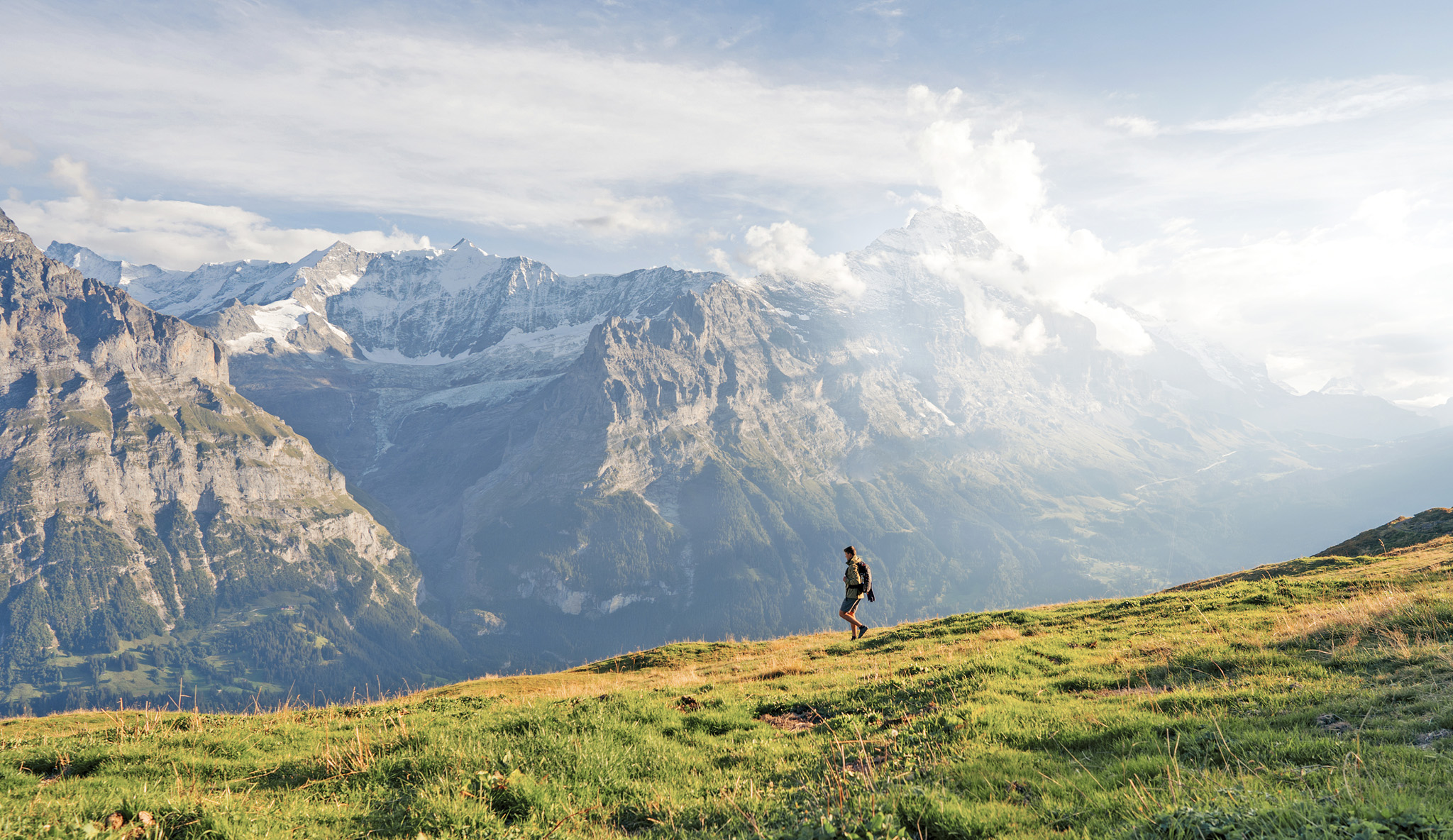 Hiking through the Bernese Alps in the shadow of the Eiger Switzerland ON - photo 4