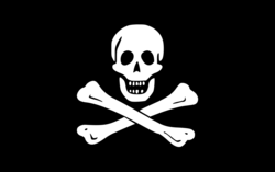 The traditional Jolly Roger of piracy Capture of the Pirate - photo 1