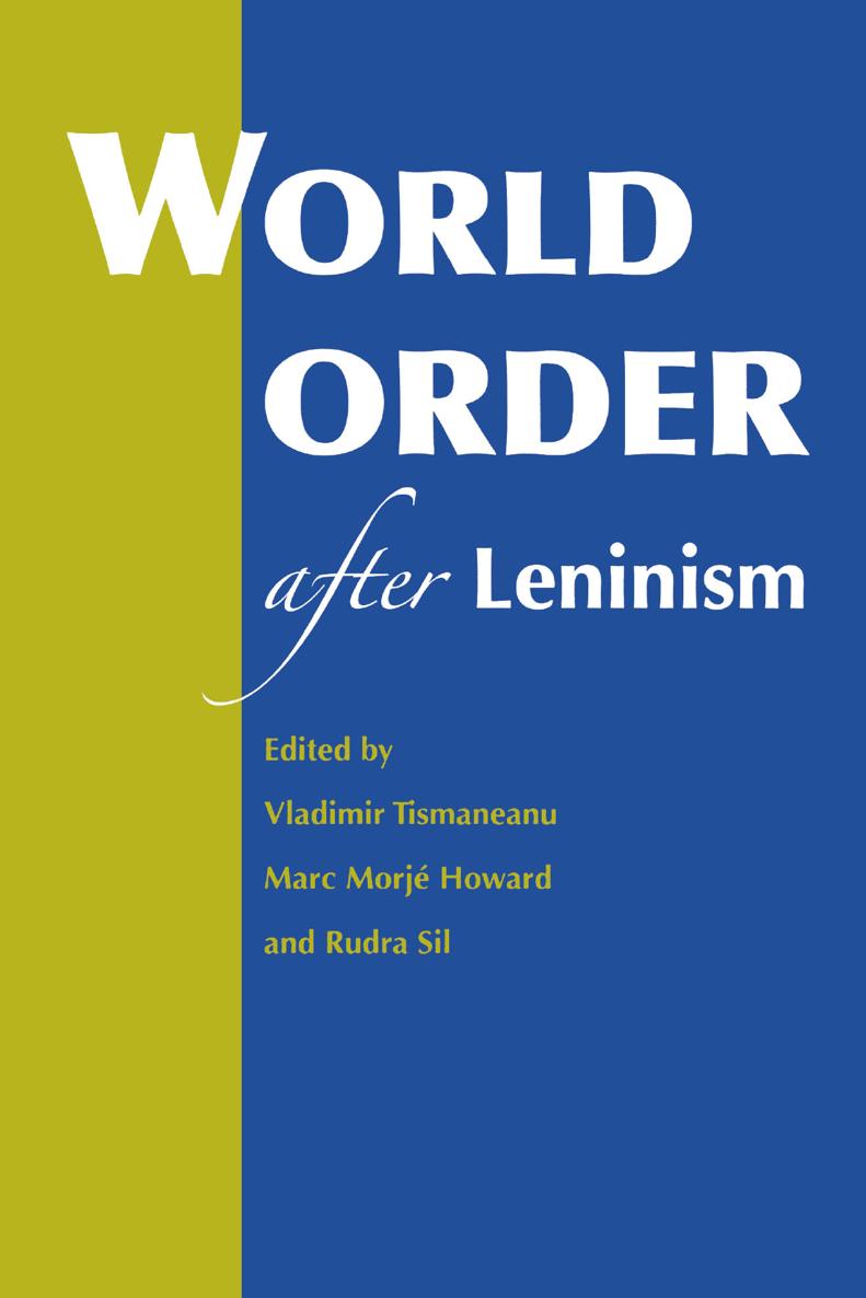 WORLD ORDER AFTER LENINISM WORLD ORDER after Leninism Edited by Vladimir - photo 1