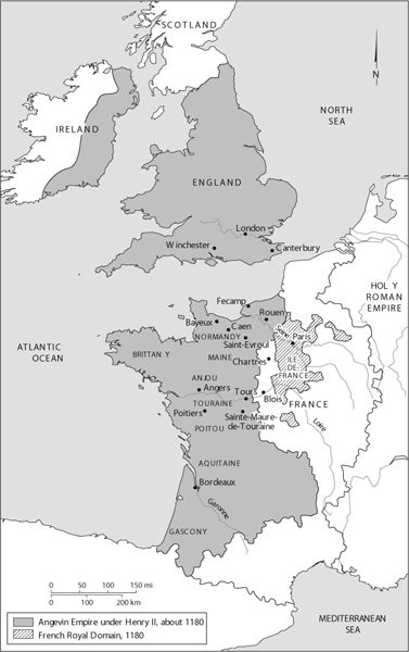 FIGURE 2 Angevin Empire circa 1180 Introduction Sometime around 1160 a - photo 2