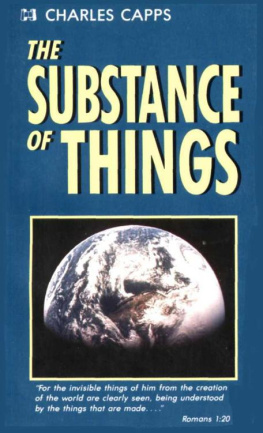 Charles Capps The substance of things