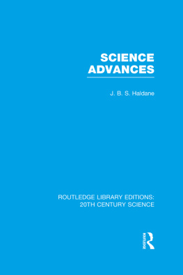 J.B.S. Haldane - Science Advances