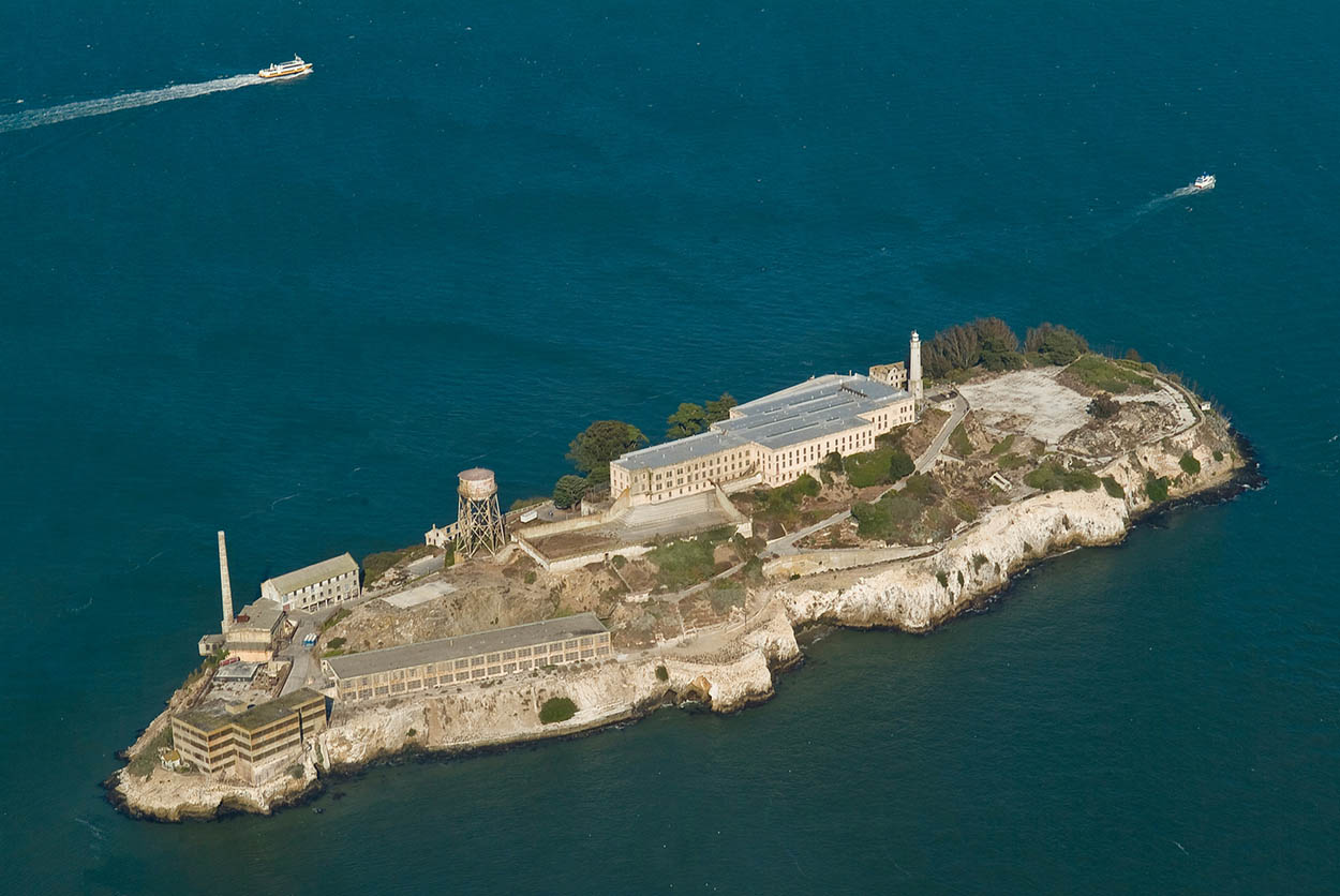 An aerial view of the notorious Alcatraz Daniella NowitzApa Publications - photo 14