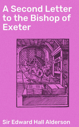 Edward Hall - A Second Letter to the Bishop of Exeter