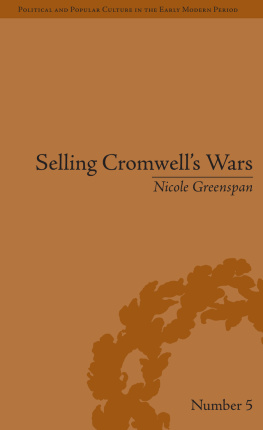 Nicole Greenspan Selling Cromwells Wars