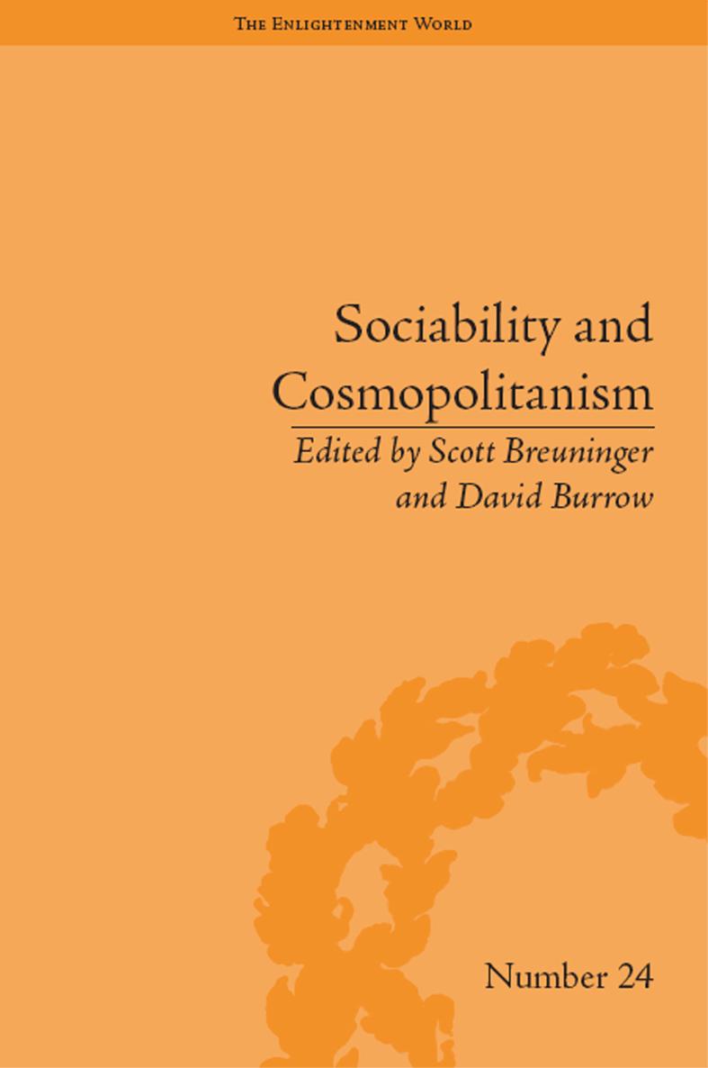 SOCIABILITY AND COSMOPOLITANISM SOCIAL BONDS ON THE FRINGES OF THE - photo 1