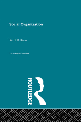 W.J. Perry - Social Organization