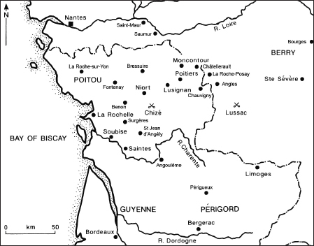 Map 3 Poitou Introduction Bertrand du Guesclin is one of the great French - photo 5