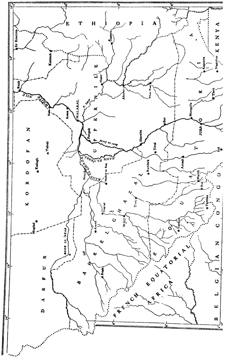 Political Map of the Sudan with Provincial Towns The purpose of this book - photo 2